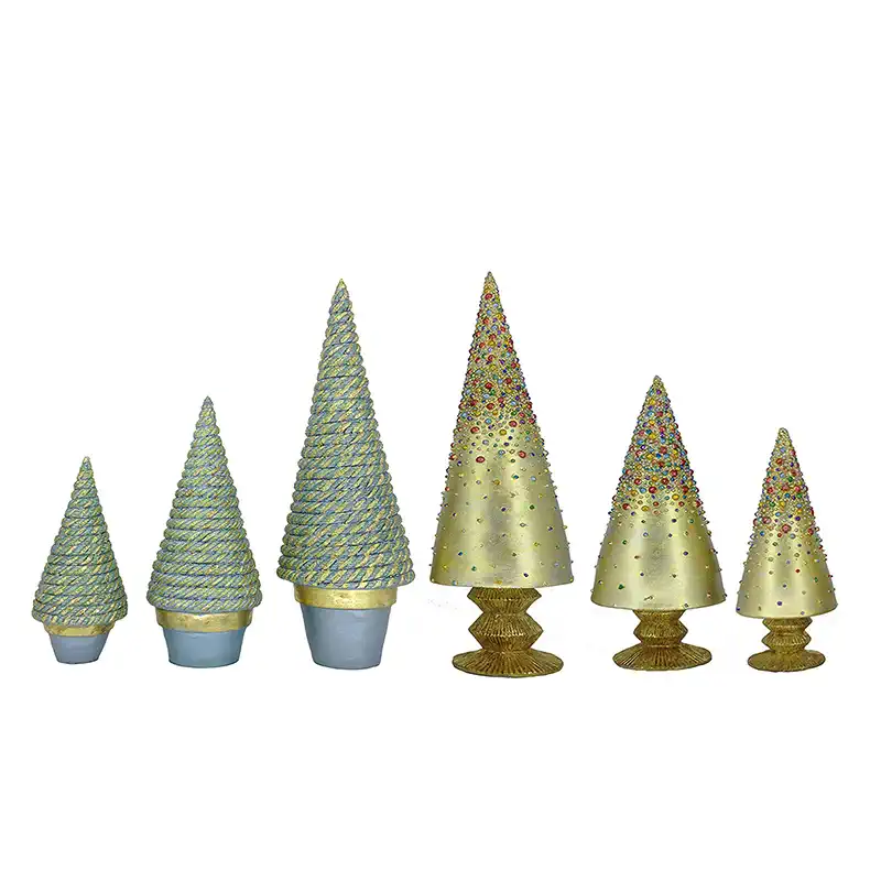 7",9",13" Assorted  Cone Trees