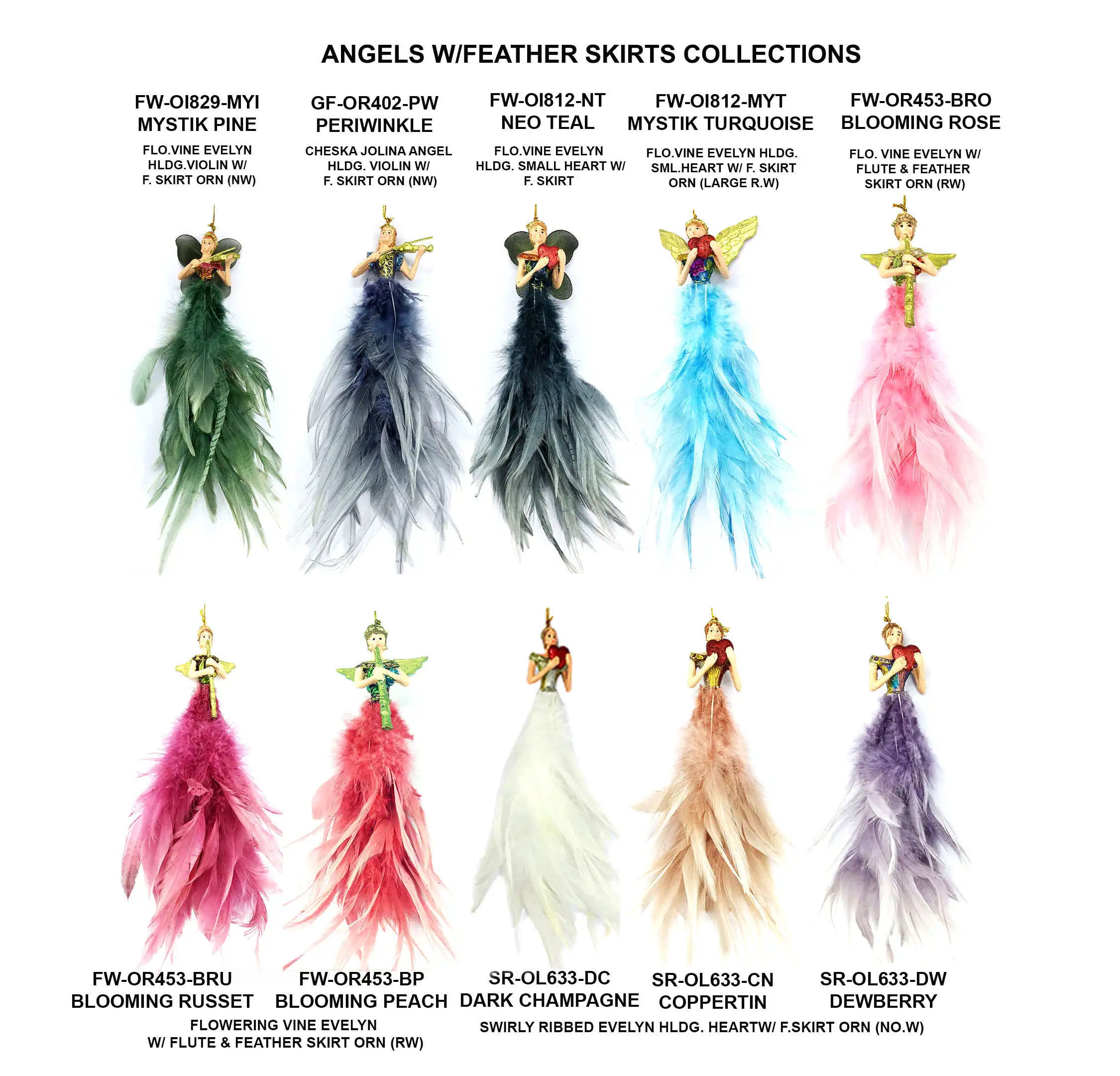 Angels in Feather Skirts 2025 Collection