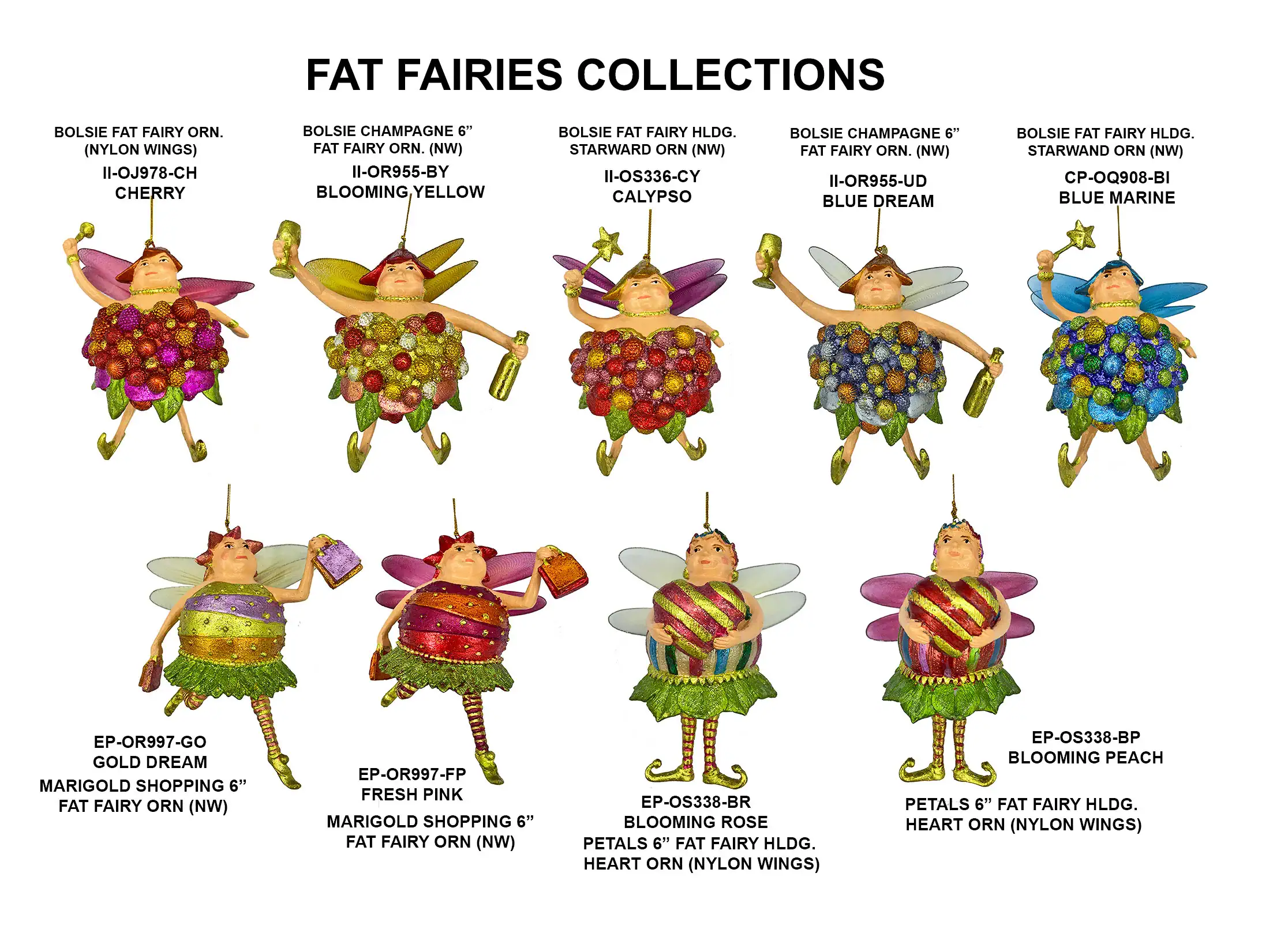 6" Fat Fairies 2025 Collection