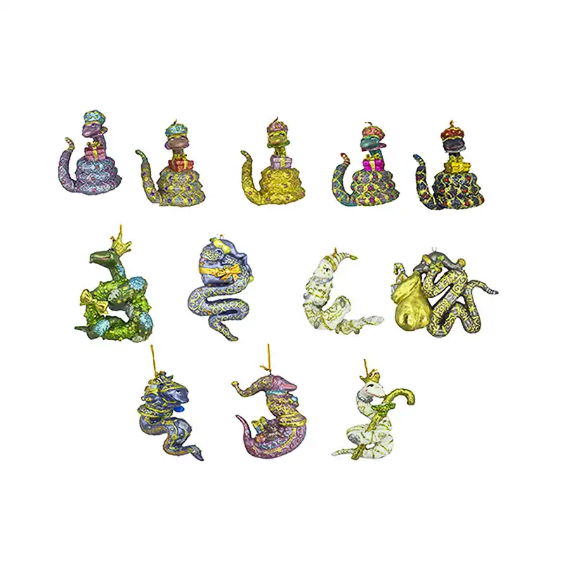 8cm Snake Ornaments