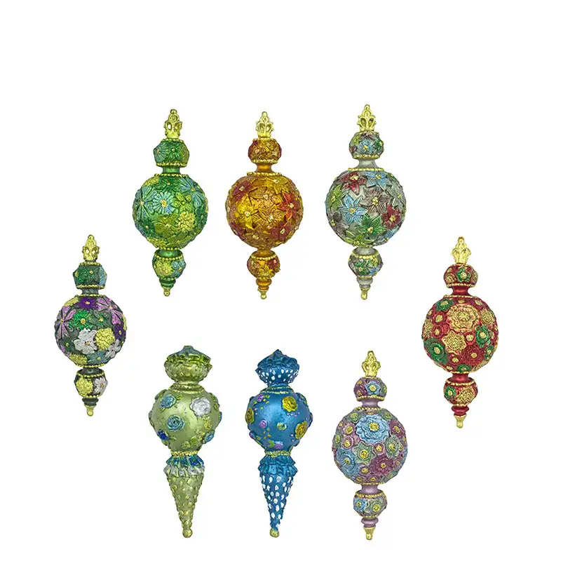 6" Ball Icicle Ornament