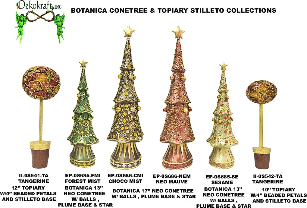 10"-13" Botanica Conetree & Topiary Stilleto 2026 Collection 10"-13" Botanica Conetree & Topiary Stilleto 2026 Collection