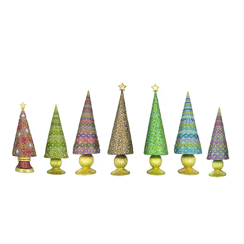 13"-17" Cambridge, Floral Wheels & Beaded Dotted Conetrees