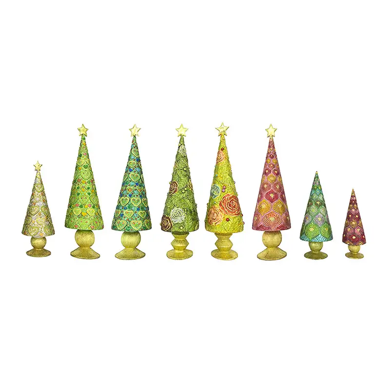 7"-13" Floral Romance,Winter Garden & Zanzivar Conetree