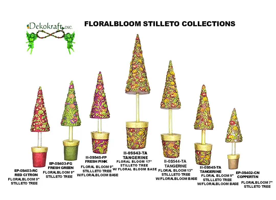 7"-17" Floralbloom Stilleto 2026 Collection 7"-17" Floralbloom Stilleto 2026 Collection