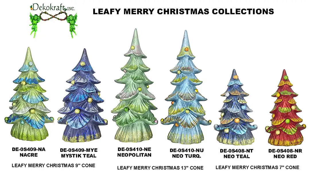 7"-9" Leafy Merry Christmas 2026 Collection 7"-9" Leafy Merry Christmas 2026 Collection