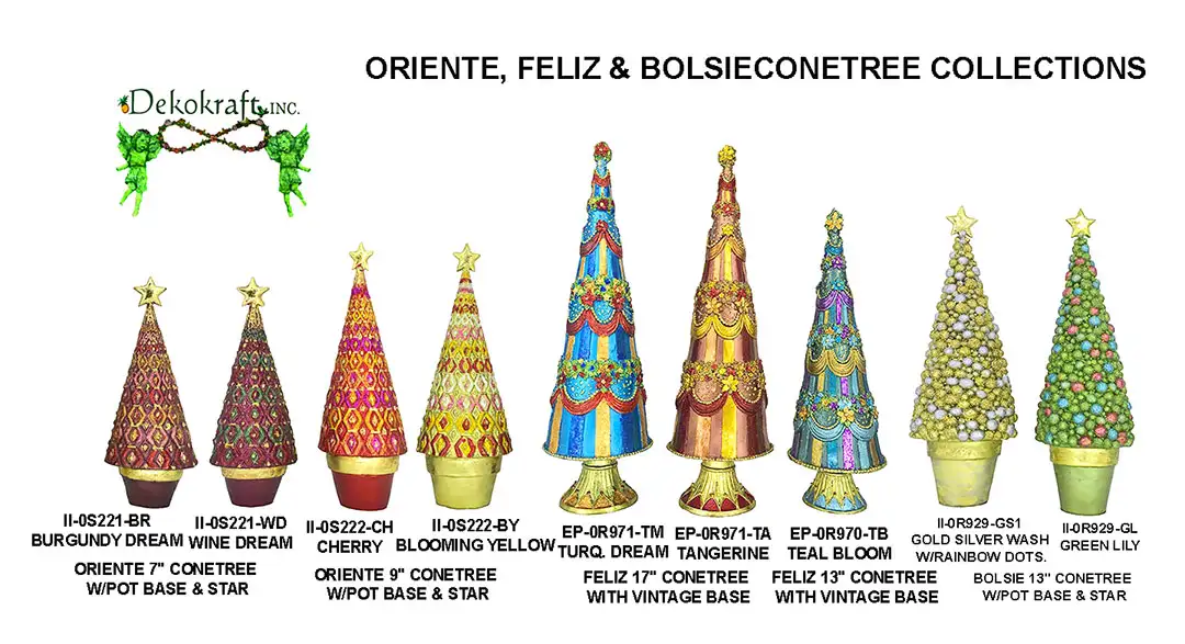 7"-13" Oriente,Feliz & Bolsie Conetree 2026 Collection