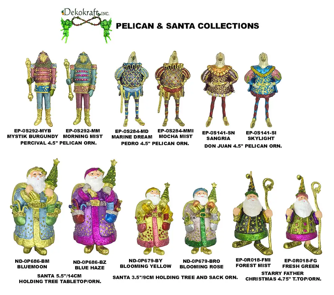 3.5"-5.5" Pelican & Santa 2026 Collection