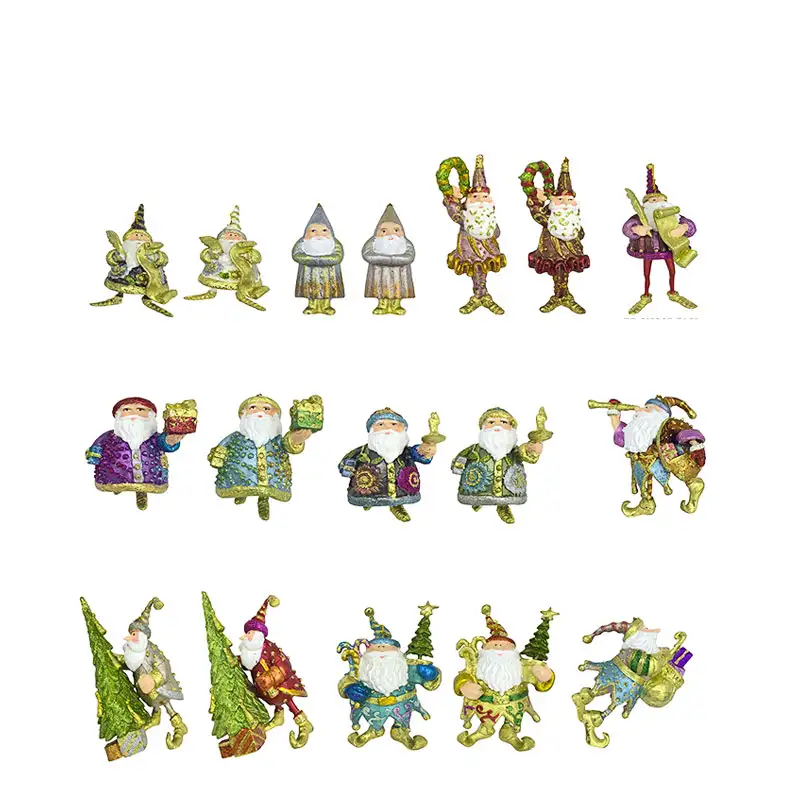 2.5"-5.5" Skinny Leg Santa & Short Santa