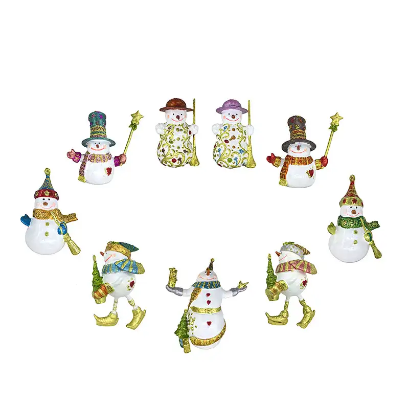 3.5"-4.5" Snowman Ornaments