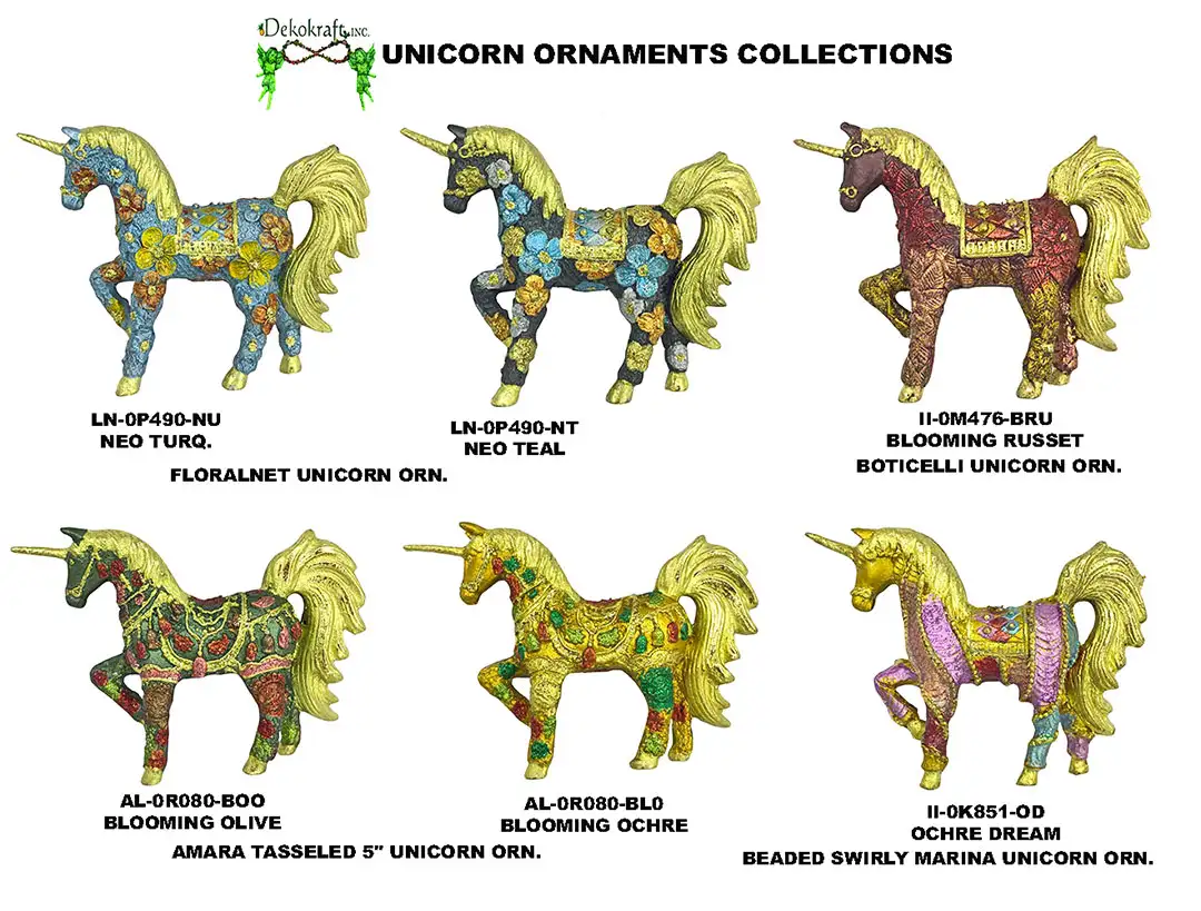 5" Unicorn Ornament 2026 Collection